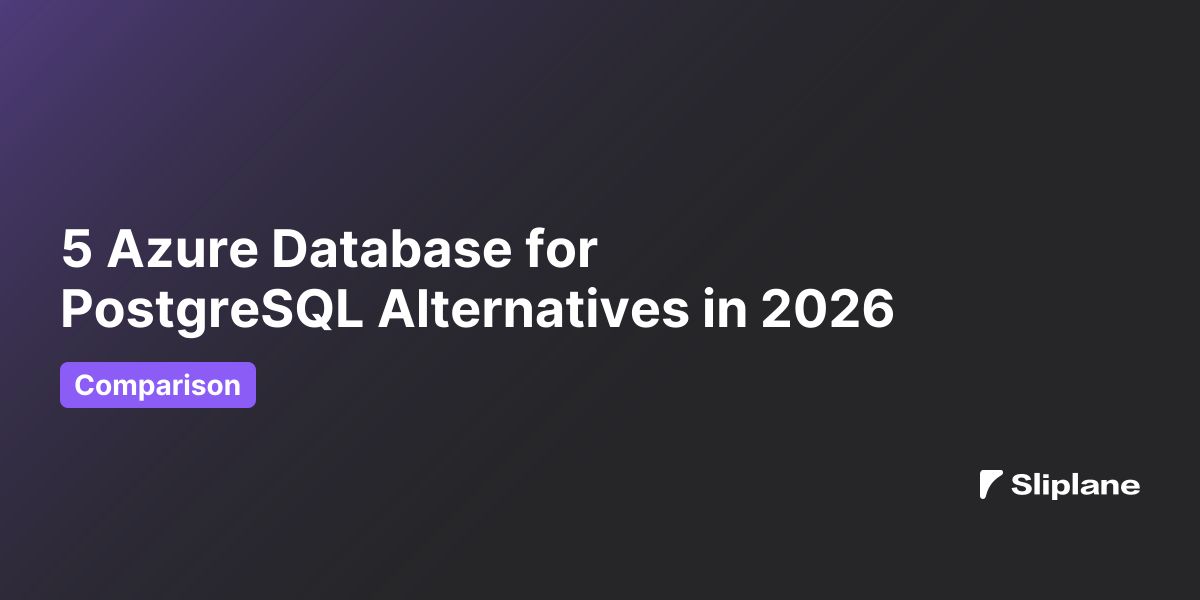 5 Azure Database for PostgreSQL Alternativen in 2026