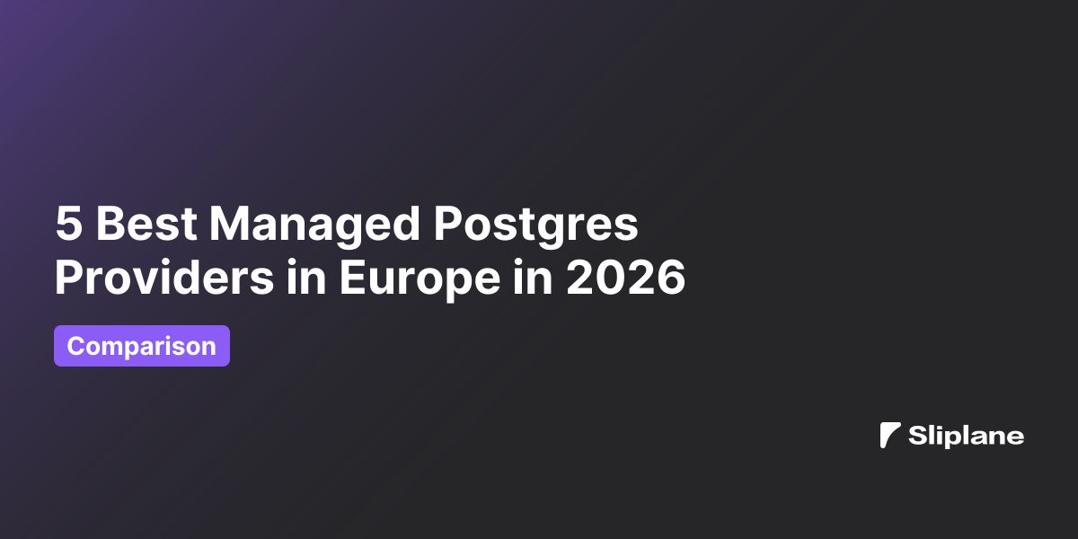 5 beste Managed Postgres Provider in Europa in 2026