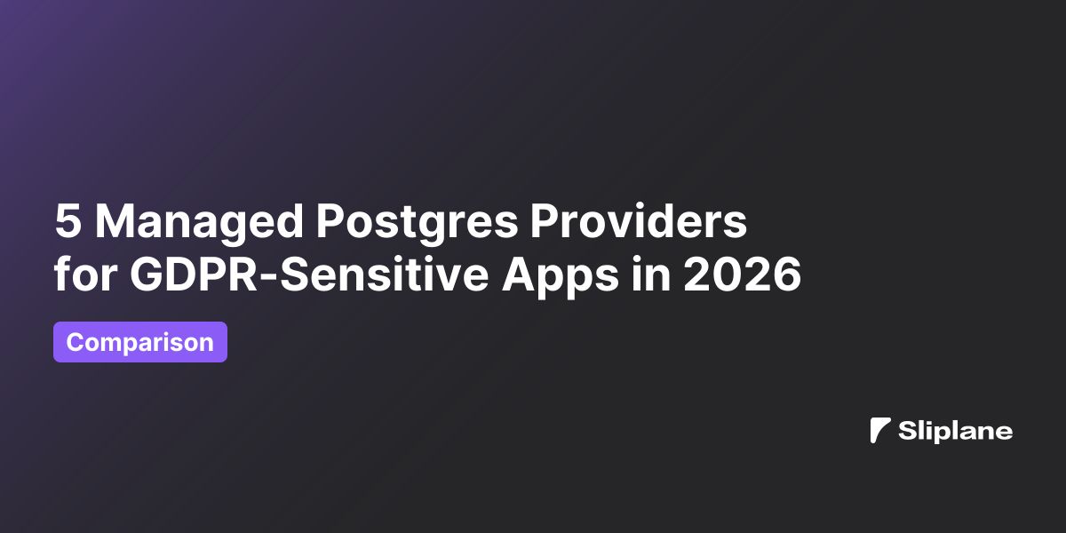 5 Managed Postgres Provider für DSGVO-sensitive Apps in 2026