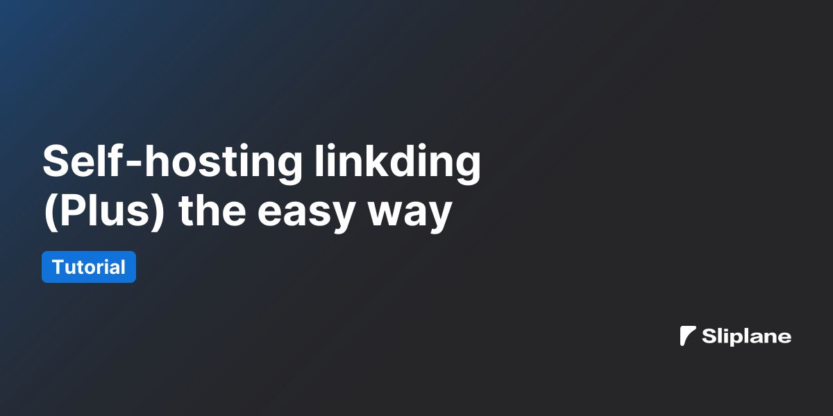linkding (Plus) einfach selbst hosten